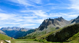 Col du vallon depuis le camp